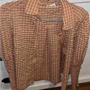 Striped Button-Up Shirt